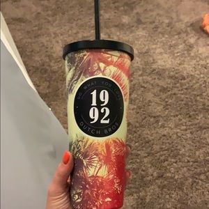 Palm tree Dutch Bros mug